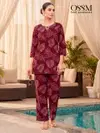 Glamour vol 3 By Ossm Rayon Discharge Printed Co Ord Set Wholesale Price In Surat